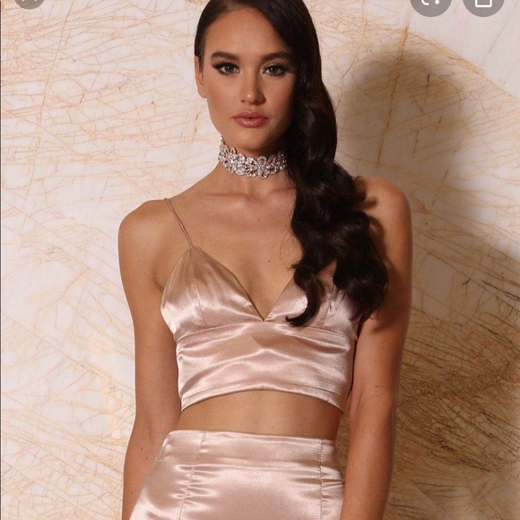 Brand new meshki satin set - Picture 3 of 3